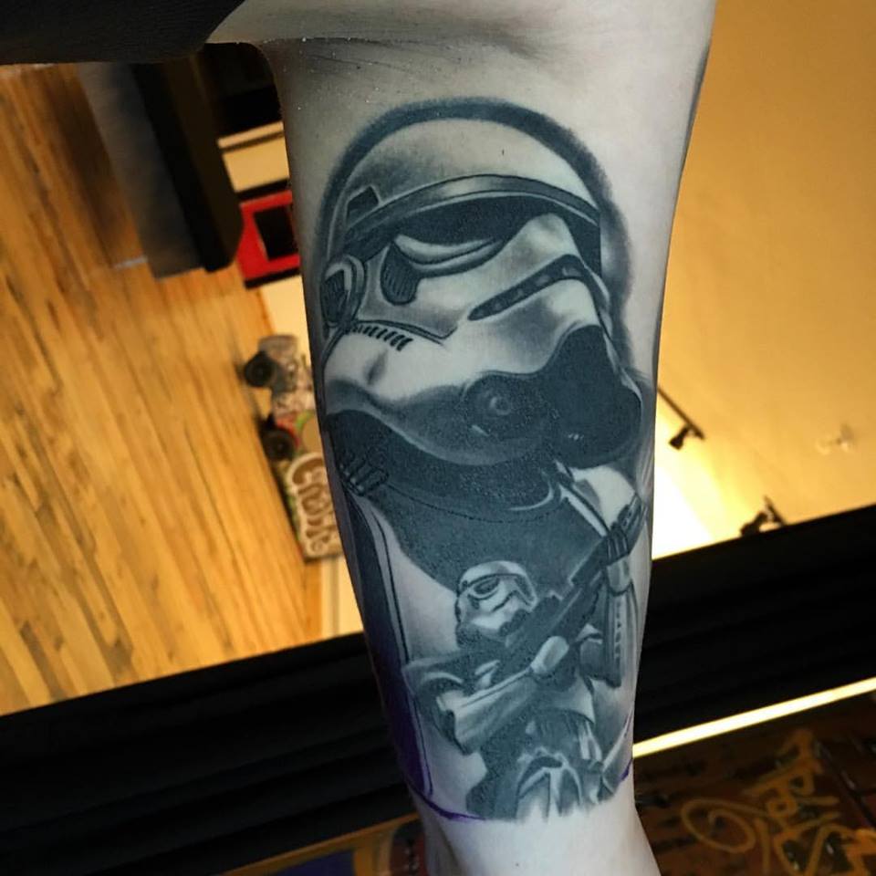 jonnie evil star wars tattoo stormtrooper