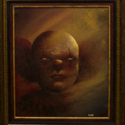 Herbert evil clown acrylic paining jonnie evil